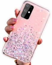 Silikoonümbris Fusion Accessories Glue Glitter, Apple iPhone 13 Pro, roosa
