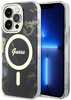 Telefoniümbris Guess Golden Marble MagSafe GUHMP14XHTMRSK, Apple iPhone 14 Pro Max, must
