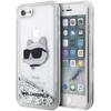 Telefoniümbris Karl Lagerfeld Glitter Choupette Head KLHCI8LNCHCS, Apple iPhone SE 2020/2022, 7/8, hõbe