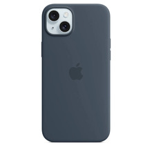 Telefoniümbris Apple Original iPhone 15 Plus Silicone Case MXQT3ZM/A, Storm Blue