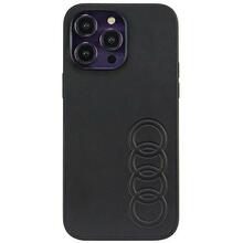 Audi Synthetic Leather ümbris AU-TPUPPCIP14PM-TT/D1-BK, Apple iPhone 14 Pro Max, must