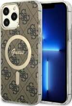 Telefoniümbris Guess GUHMP13XH4STW 4G MagSafe, Apple iPhone 13 Pro Max, pruun