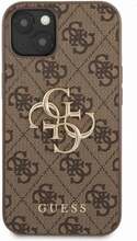 Telefoniümbris Guess PU 4G Metal Logo GUHCP13M4GMGBR, Apple iPhone 13, pruun