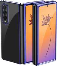 Telefoniükaan Plating Case, Samsung Galaxy Z Fold 4, sinine