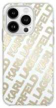 Karl Lagerfeld IML Fullover Logo KLHCP15XHKFOEMD ümbris, Apple iPhone 15 Pro Max, kuldne