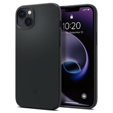 Telefoniümbris Spigen Silicone Fit Mag MagSafe, Apple iPhone 14 Plus, must