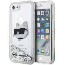 Telefoniümbris Karl Lagerfeld Glitter Choupette Head KLHCI8LNCHCS, Apple iPhone SE 2020/2022, 7/8, hõbe