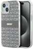 Telefoniükaas DKNY PC/TPU Repeat Pattern Tonal Stripe, Apple iPhone 14, pruunikaskollane