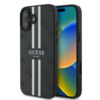 Telefoniümbris Guess 4G Printed Stripes MagSafe, Apple iPhone 16 Plus, must