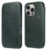 Telefoniümbris HDD Classic Wallet Case, Apple iPhone 12/12 Pro, roheline