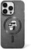 Telefoniümbris Karl Lagerfeld KLHMN61HGKCNOK Karl&Choupette Glitter MagSafe, Apple iPhone 11/XR, must