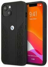Telefoniümbris BMW BMHCP13SRSPPK Leather Curve Perforate, Apple iPhone 13 Mini, must
