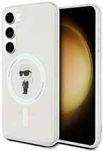 Telefoniümbris Karl Lagerfeld IML Ikonik MagSafe KLHMS23SHFCKNOT, Samsung Galaxy S23, läbipaistev