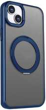 Mag Ring pöörlev ümbris, Telforceone, Apple iPhone 14 Pro 6,1, tumesinine