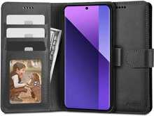 Telefoniümbris Tech-Protect Wallet, Xiaomi Redmi Note 13 Pro+ 5G, must