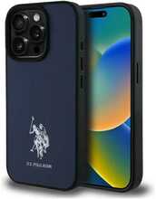 Telefoniümbris US Polo Assn USHCP15XPGEV, Apple iPhone 15 Pro Max 6,7, sinine, Leather Embroidered DH Color