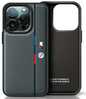 Telefoniümbris BMW M Perforated Tricolor Detail Line, Apple iPhone 16, tumehall