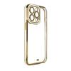 Telefoniümbris Fashion Hurtel, Samsung Galaxy A13 5G, kuldne raam, silikoon, valge