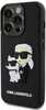 Telefoniümbris Karl Lagerfeld 3D Rubber Karl and Choupette, Apple iPhone 13 Pro, must