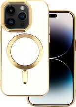Telefoniümbris Beauty MagSafe, Apple iPhone 13 Pro, valge