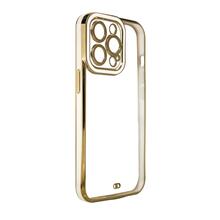 Telefoniümbris Fashion Hurtel, Samsung Galaxy A13 5G, kuldne raam, silikoon, valge