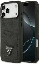Guess 4G Double Card Triangle ümbris, iPhone 18 Pro Max / 17 Pro Max, must