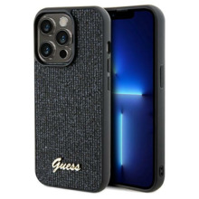Telefoniümbris Guess Disco Metal Script GUHCP14XPMSDGSK, Apple iPhone 14 Pro Max, must