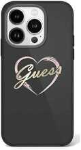 Telefoniümbris Guess IML Heart, Apple iPhone 16 Pro Max, must