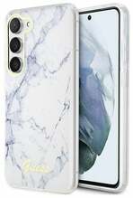 Telefoniümbris Guess Marble GUHCS23MPCUMAH, Samsung Galaxy S23 Plus, valge