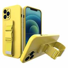 Telefoniümbris Hurtel Rope Case, Apple iPhone 13, kollane