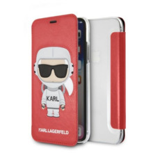 Telefoniümbris Karl Lagerfeld Karl Space Cosmonaut KLFLBKPXKSCORE, Apple iPhone X/XS, punane