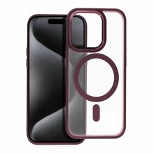 Telefoniümbris OEM MATTE MAG COVER, iPhone 15 Pro, ploomipunane