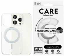 Telefoniümbris Panzer Glass CARE by PanzerGlass Kickstand Case, Apple iPhone 15 Pro, hõbe