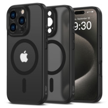 Telefoniümbris Tech-Protect MagCam MagSafe, Apple iPhone 16 Pro Max, matt must