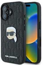 Telefoniümbris Karl Lagerfeld Saffiano Monogram KLHCP16SPGKLKIPK, Apple iPhone 16, must