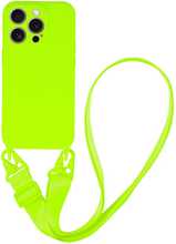 TOPT Strap silikoonümbris, Apple iPhone 12, design 2, lime