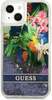 Telefoniümbris Guess GUHCP13SLFLSB Flower Liquid Glitter, Apple iPhone 13 Mini, sinine