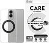 Telefoniümbris PanzerGlass CARE Feature Case, Samsung Galaxy S25 Edge, läbipaistev, must jalg, Qi ühilduv