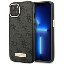 Telefoniümbris Guess 4G Logo Plate MagSafe GUHMP14MU4GPRK, Apple iPhone 14 Plus, must
