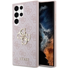 Telefoniümbris Guess GUHCS23L4GMGPI 4G Big Metal Logo, Samsung Galaxy S23 Ultra, roosa