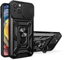 Hybrid Armor Camshield ümbris, Huawei nova Y90, must