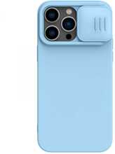 Telefoniümbris Nillkin CamShield Silky Magnetic Silicone, Apple iPhone 14 Pro Max, helesinine
