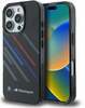 Telefoniümbris BMW Motosport IML Random Stripes, Apple iPhone 16 Plus, must
