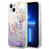Telefoniümbris Guess GUHCP14MLFLSU Flower Liquid Glitter, Apple iPhone 14 Plus, lilla