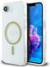 Guess IML Glitter Circle MagSafe ümbris, Apple iPhone 16e, läbipaistev