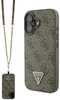 Telefoniümbris Guess Leather Metal Logo Strass Crossbody GUHCP16SP4TDSCPW, Apple iPhone 16, pruun