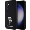 Karl Lagerfeld Silicone Ikonik Metal Pin KLHCS23FEMHKNPK ümbris, Samsung Galaxy S23 FE, must