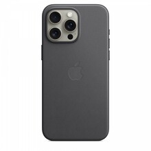 Telefoniümbris Apple FineWoven Case with MagSafe MT4V3ZM/A, Apple iPhone 15 Pro Max, must