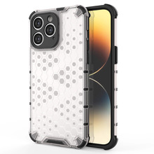 Hurtel Honeycomb soomustatud hübriidümbris, Apple iPhone 14 Pro, läbipaistev