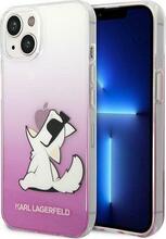 Telefoniümbris Karl Lagerfeld Choupette Fun KLHCP14MCFNRCPI, Apple iPhone 14 Plus, roosa